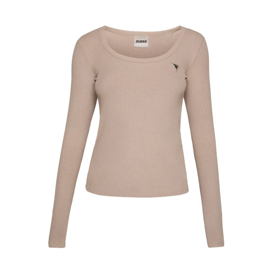 Guess Γυναικεία μακρυμάνικη μπλούζα Colette Long Sleeved Rib Top